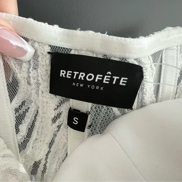Retrofete Irini maxi Dress in White Size Small NEW! New with tags! - Picture 4 of 12